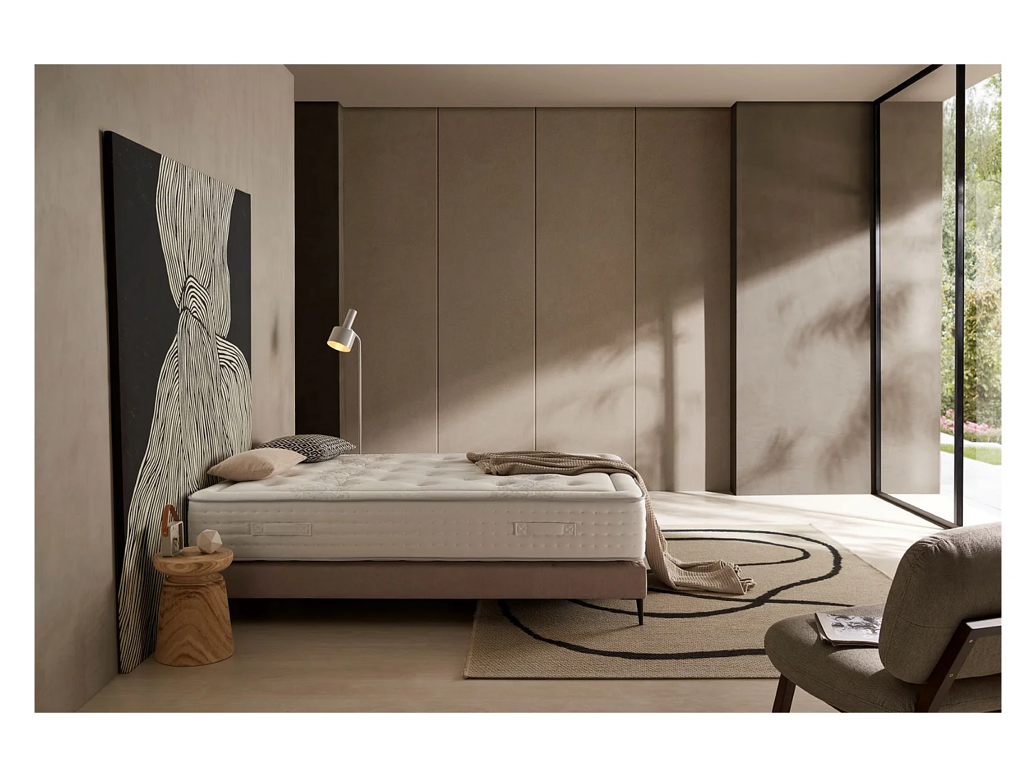 Colchón Muelle Ensacado Visco Artesanal VIP Nature 90x190 Altura 30 +/- 1 cm - Firmeza Media - Alta