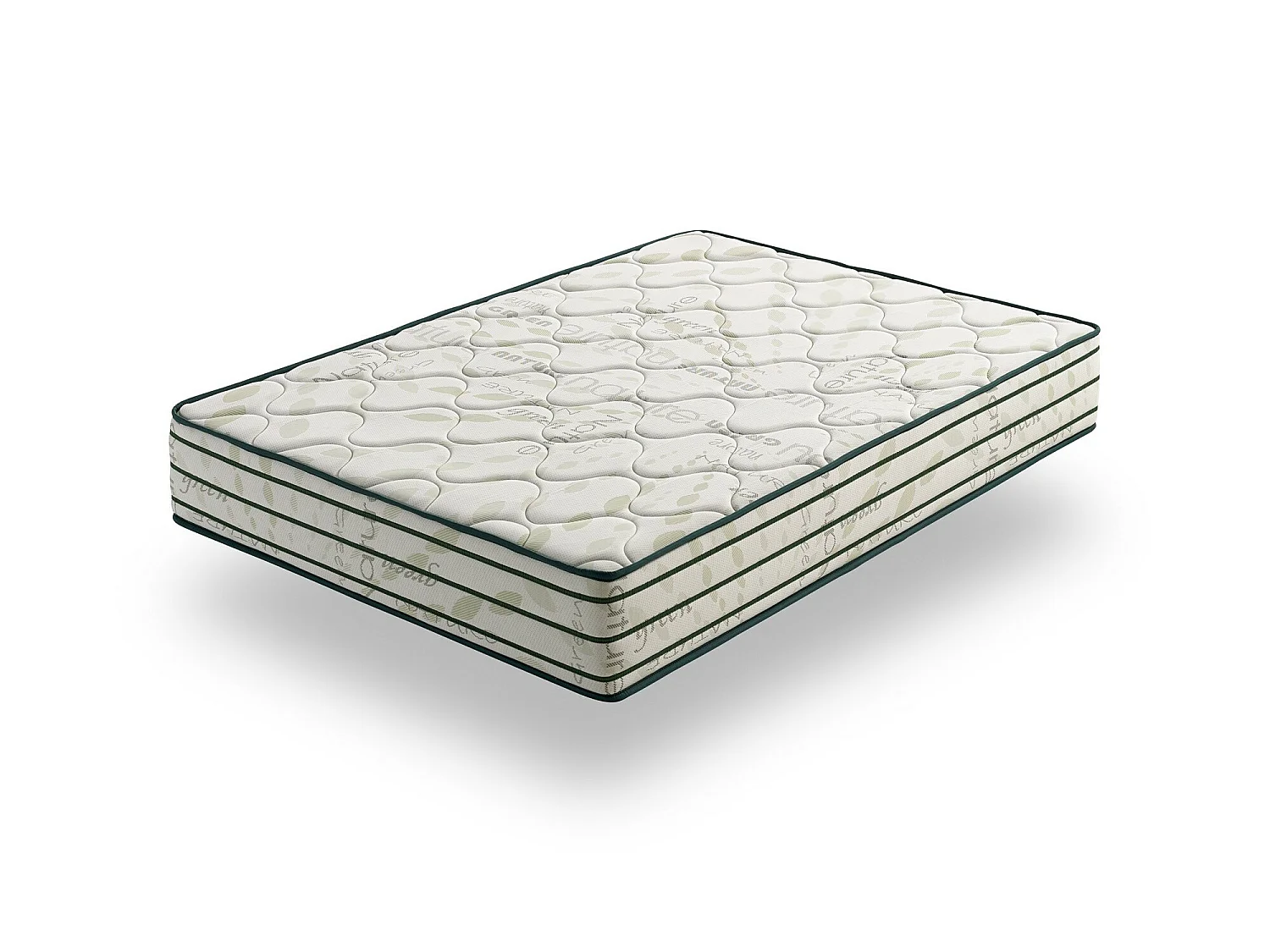 Matelas Ressorts ensachés 180x200cm Vert Natura Hauteur 29cm +/-2.