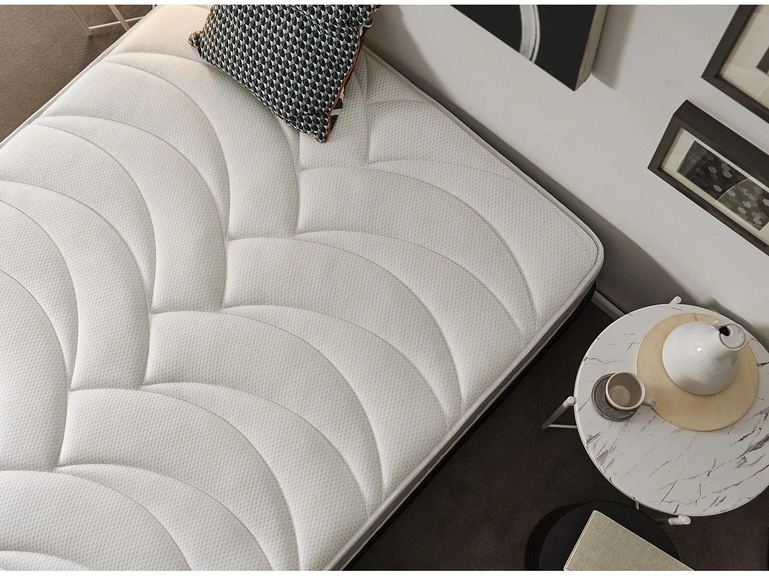 Matelas Viscoélastique Luxury Elite Silver H30 100x190 30cm±2