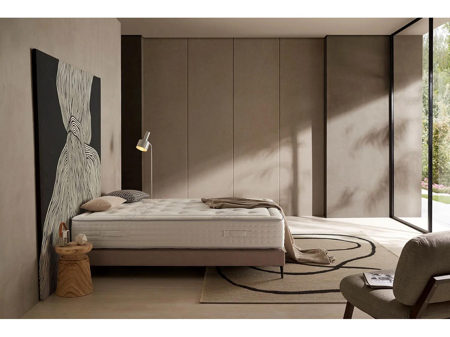 Matelas Visco Fait Main VIP Nature 67.5x200 Hauteur 30 +/- 1 cm - Fermeté Moyenne - Haute