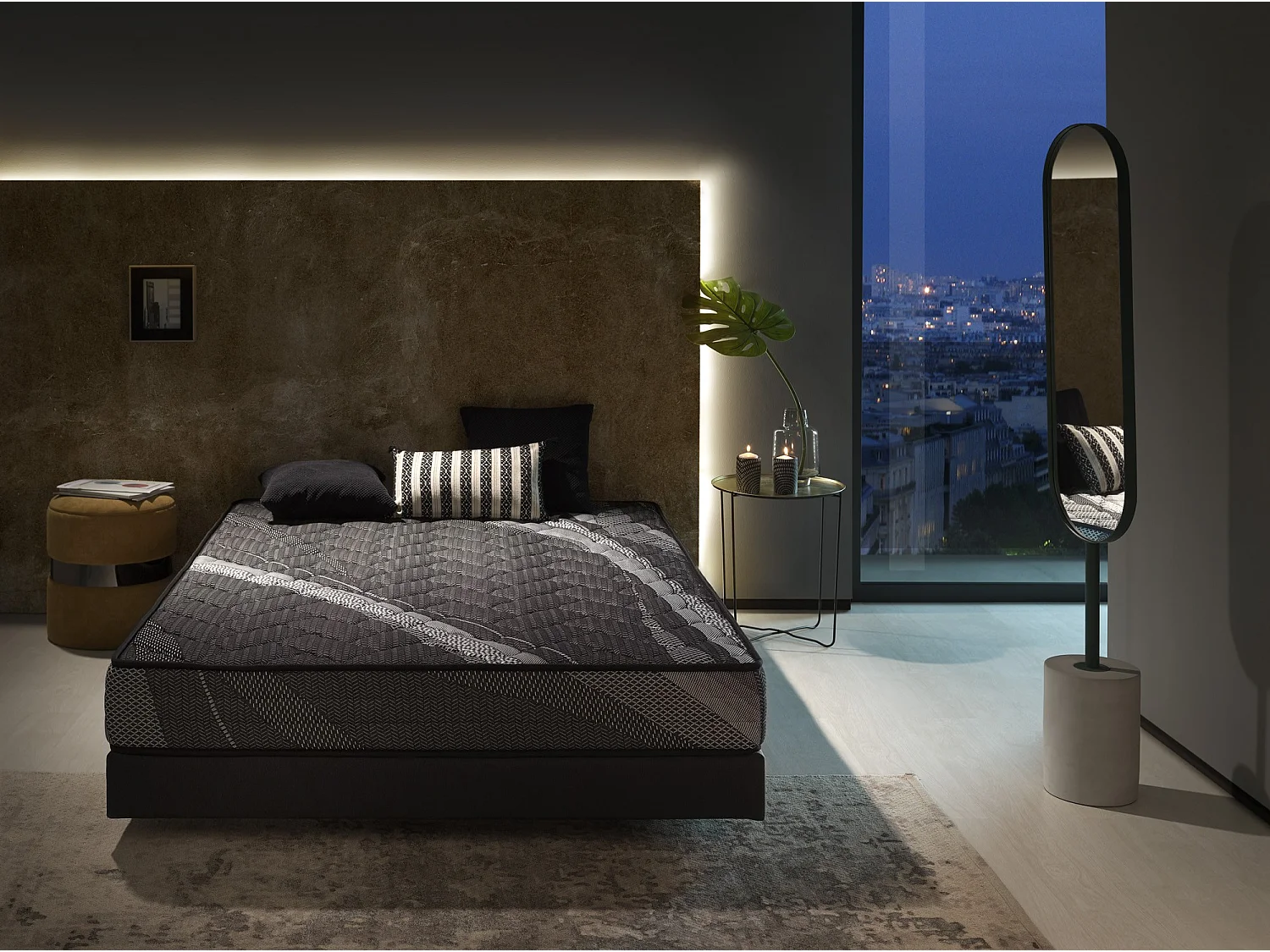 Materasso Visco Night Comfort 140x200 Altezza 20cm Portanza Medio-Alta.