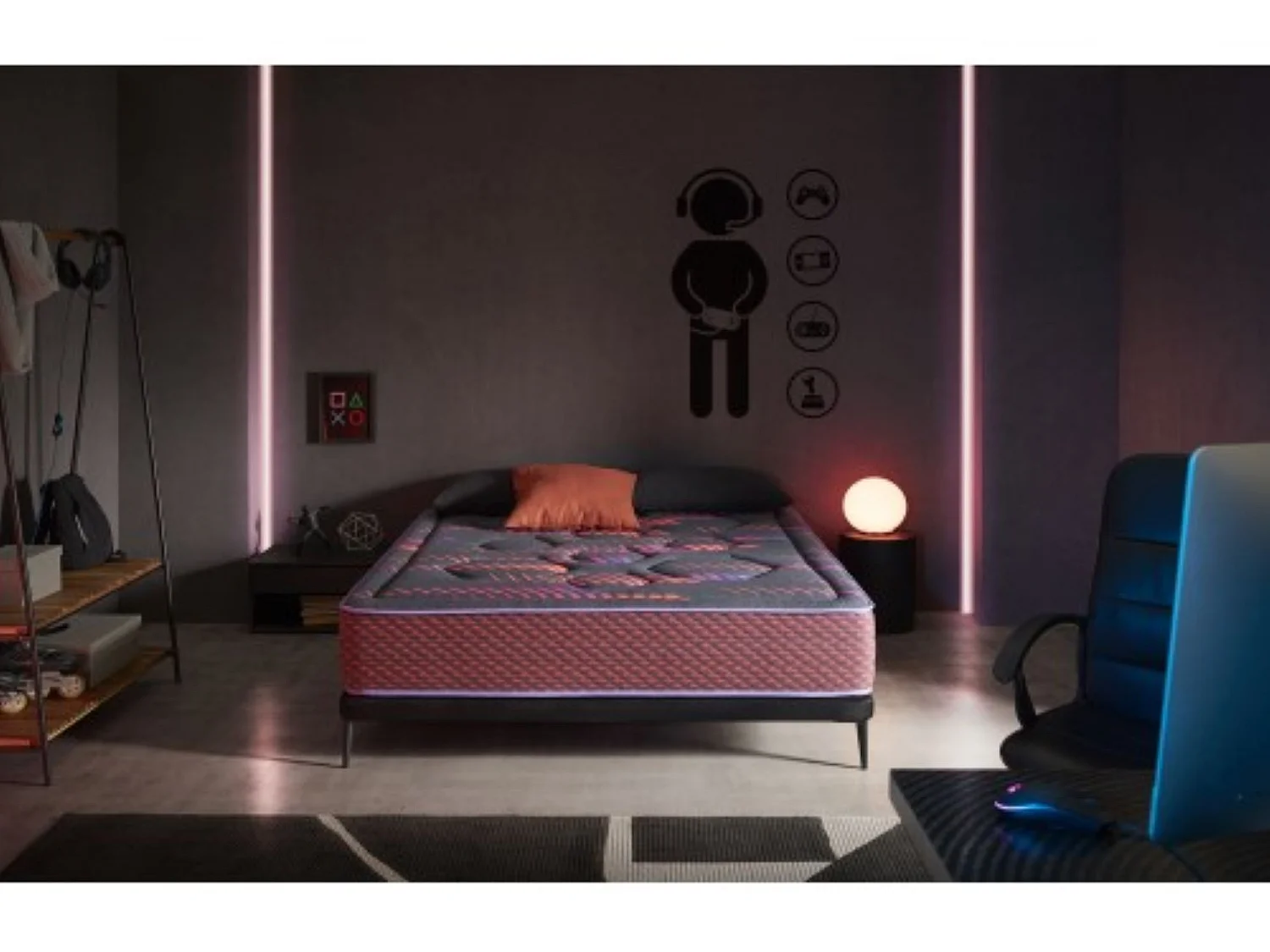 Matelas Visco Luxe GAMER EXCLUSIVE H26 - 150*180