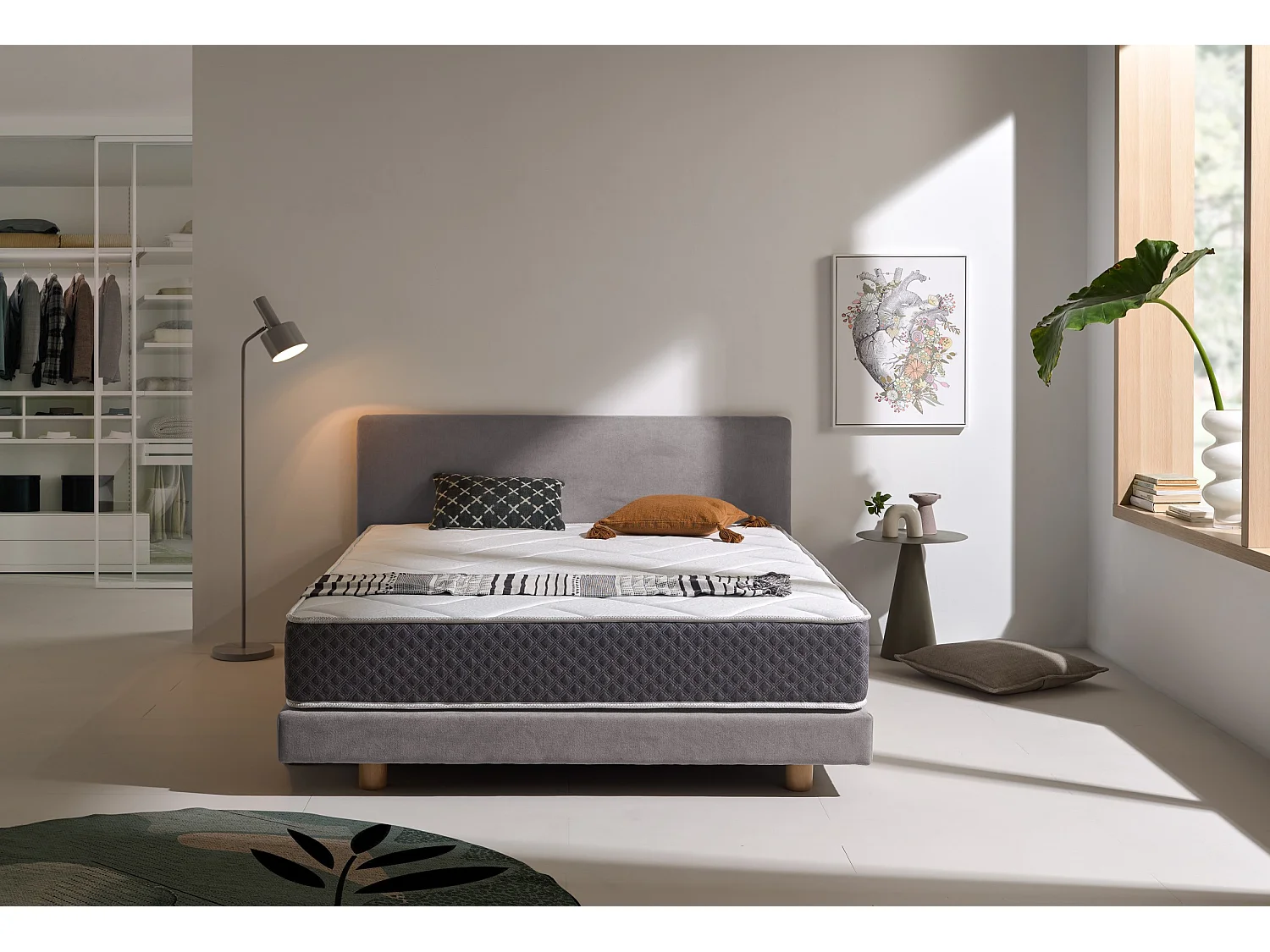 Matratze 140x190 Visco 22 cm +/-2 LUXUS-GRAPHENE-THERAPIE.