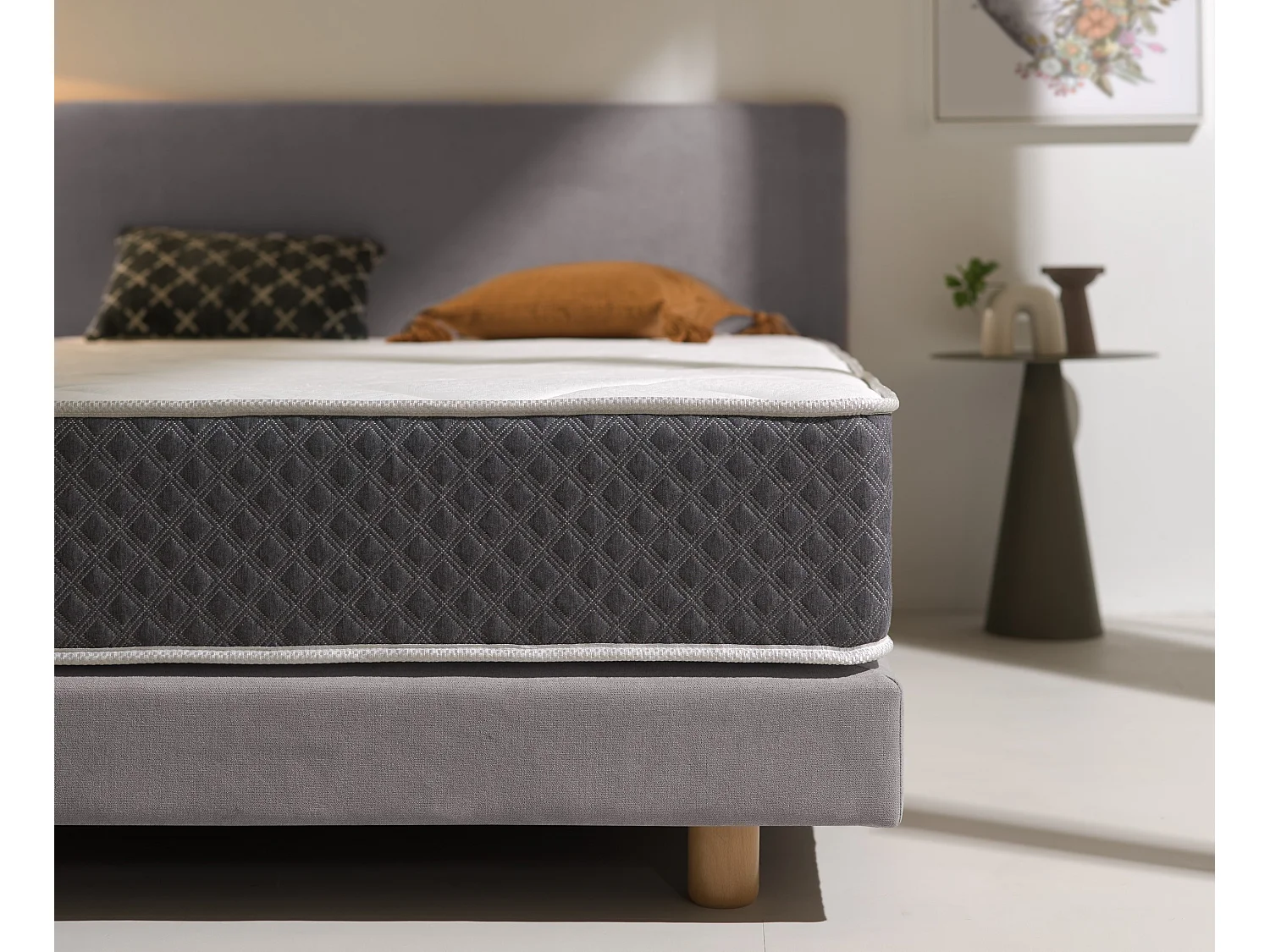 Matelas 140x190 Visco 22 cm +/-2 LUXURY GRAPHENE THERAPY.