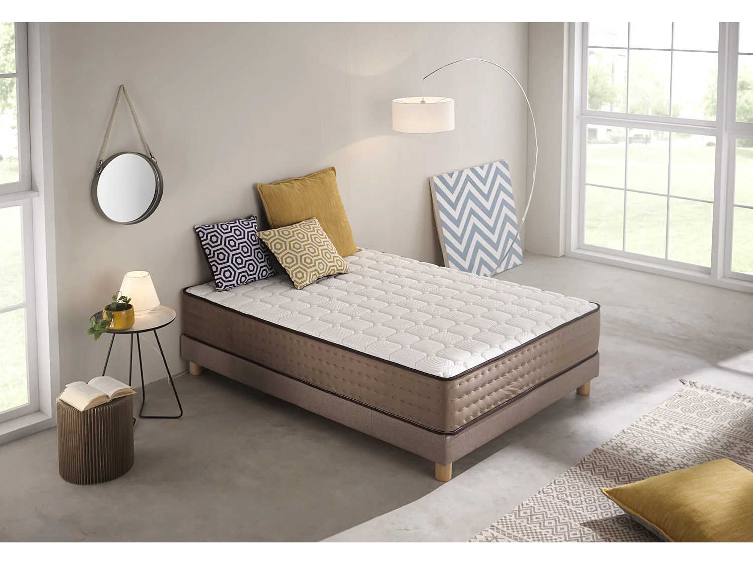 Colchón Viscoelástico Grafeno Exclusivo 100x190 Altura 29cm ±2