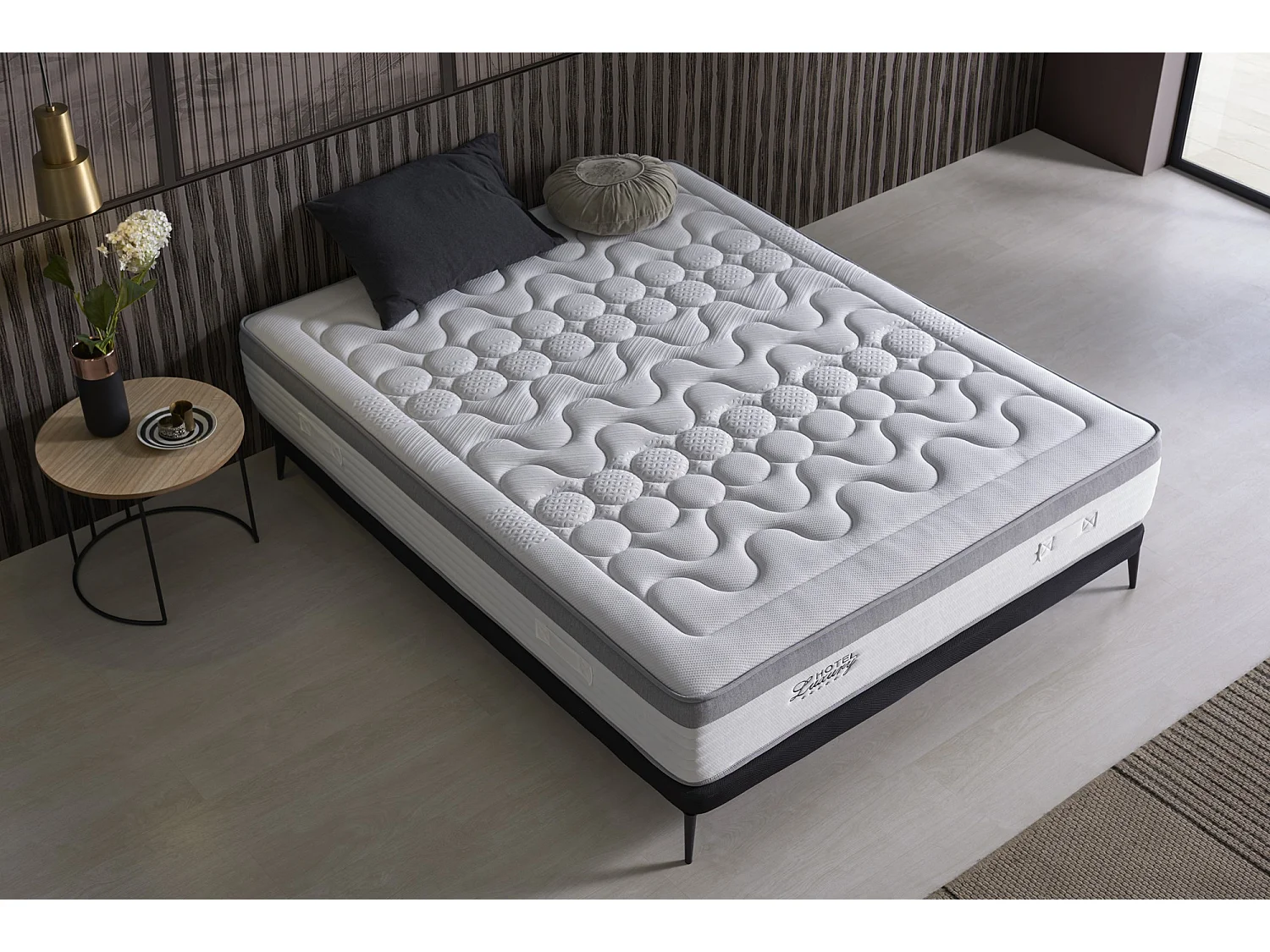 Matelas 120x180 Visco Hotel 5 Etoiles Hauteur 30cm ±2 Antibactérien.