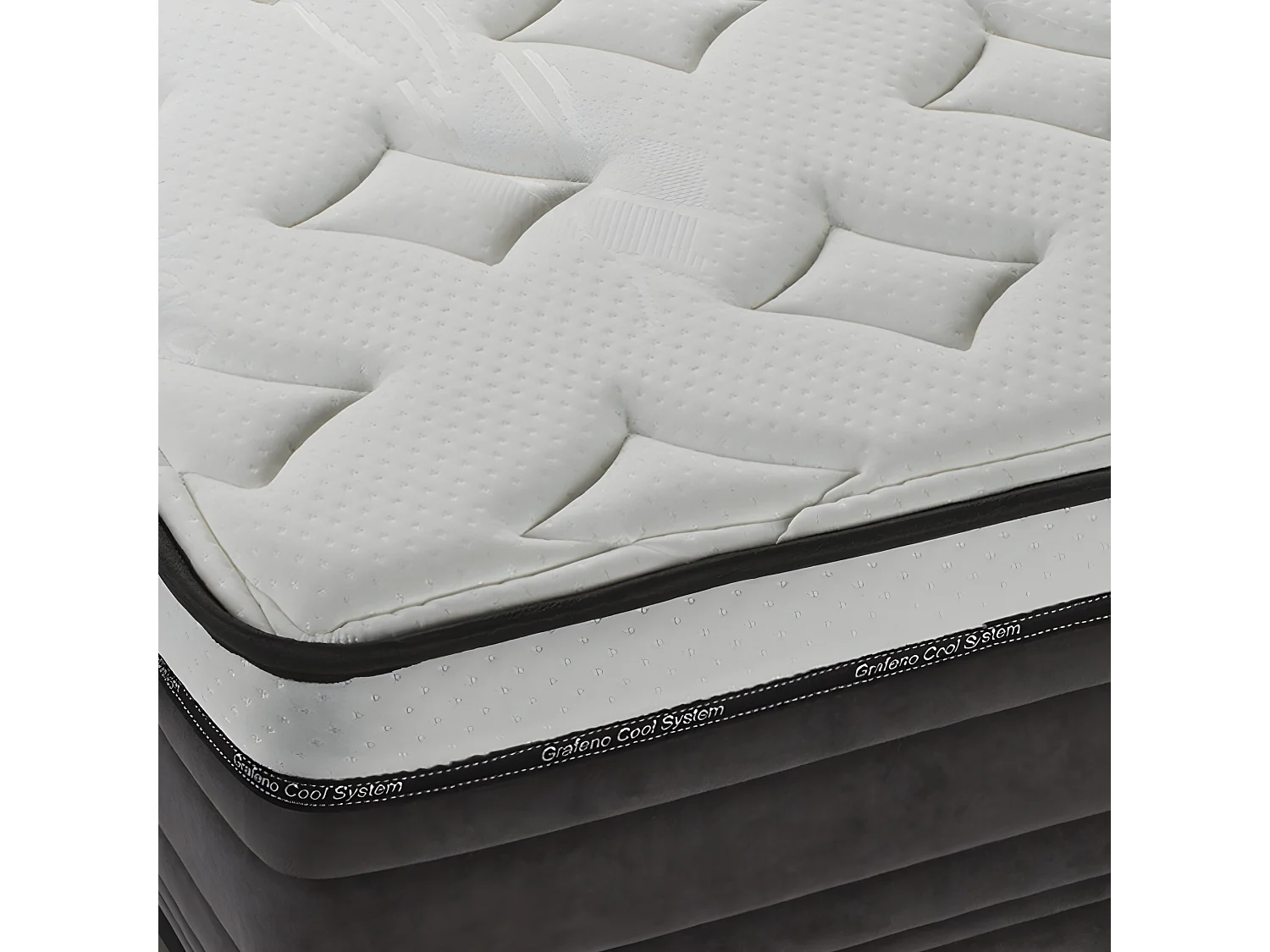Matelas Suprême graphène 80x180 Hauteur 24cm±2 3cm Visco