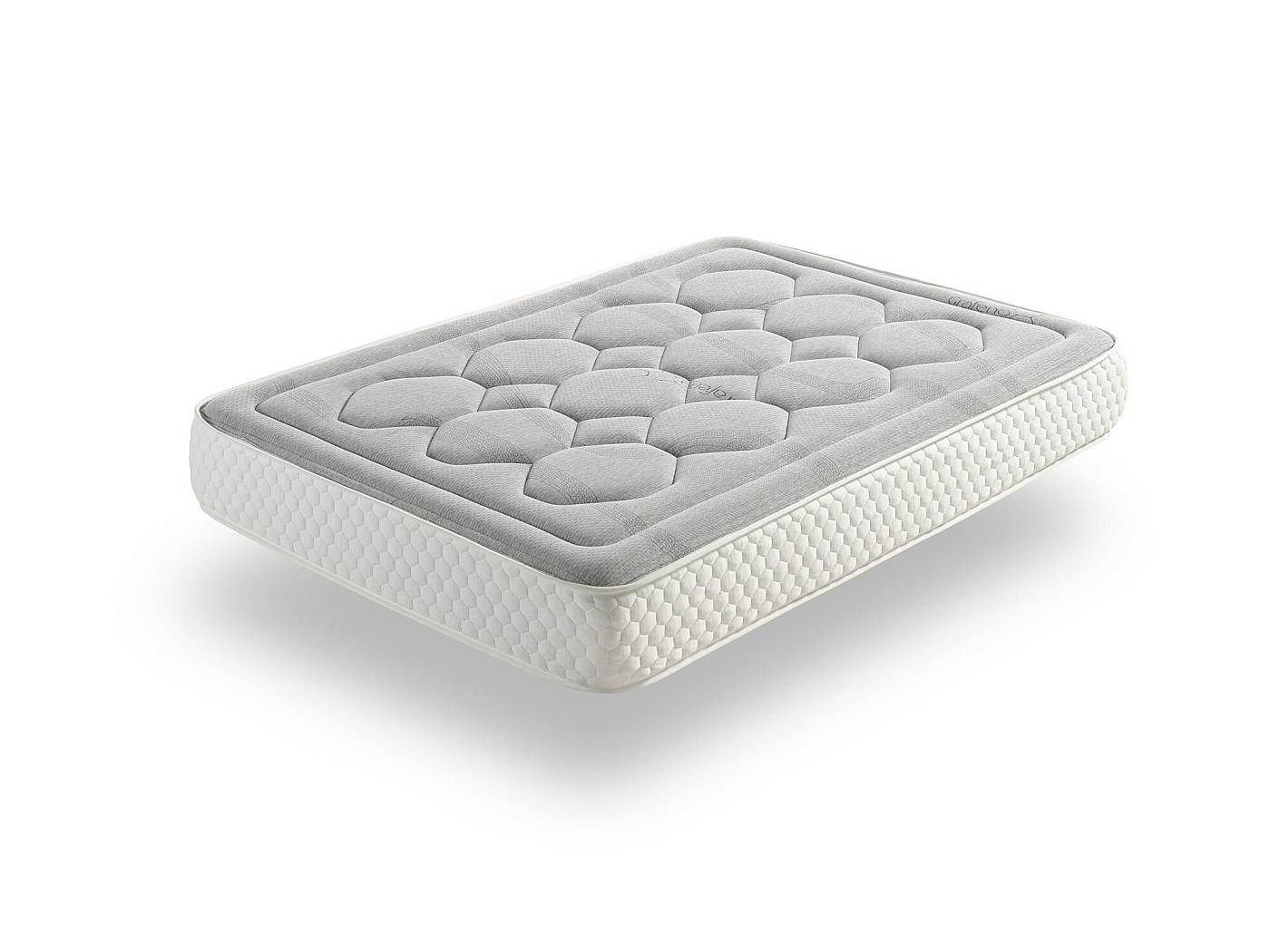 Homey Portanza Materasso viscoelastico Reversibile Sleep PRO (Lato Inverno- Estate) Rigidità-Durezza Medio-Alta, Spessore 30 cm, Memory Foam, Nero/ Bianco, 90 x 190