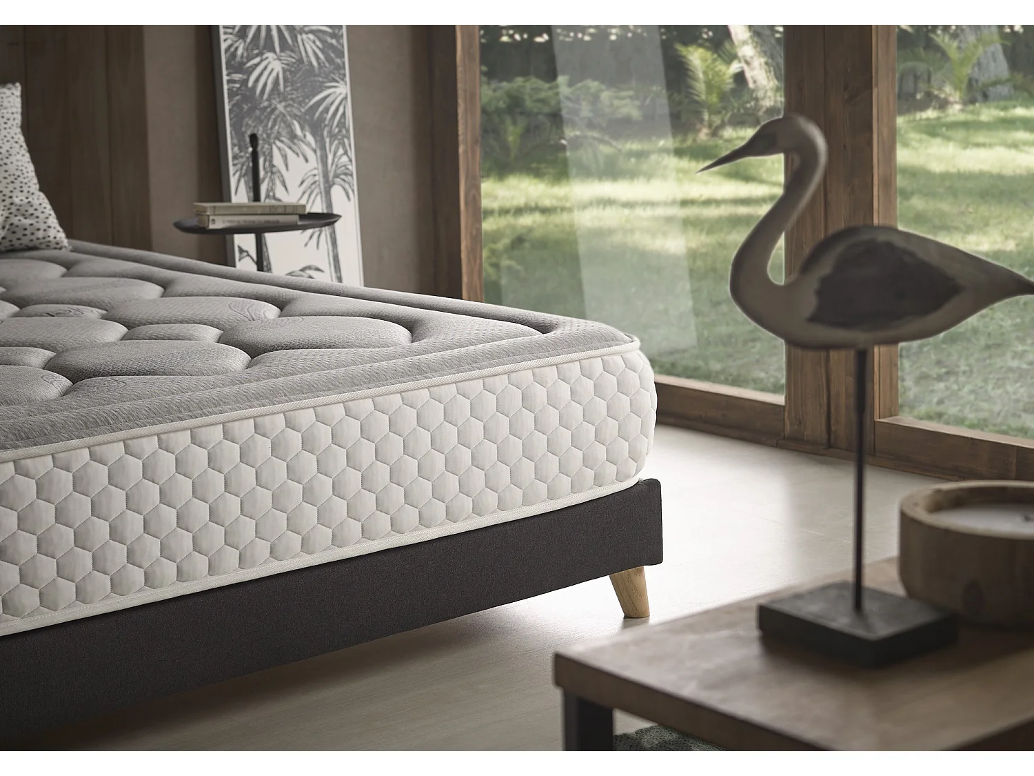 Matelas 160x200 Viscoélastique Natur Graphene 28 cm +/-2 Fermeté moyenne-élevée.