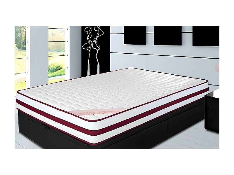 Memory Foam Therapy Premium Matratze 140x200 Höhe 17 cm +/-