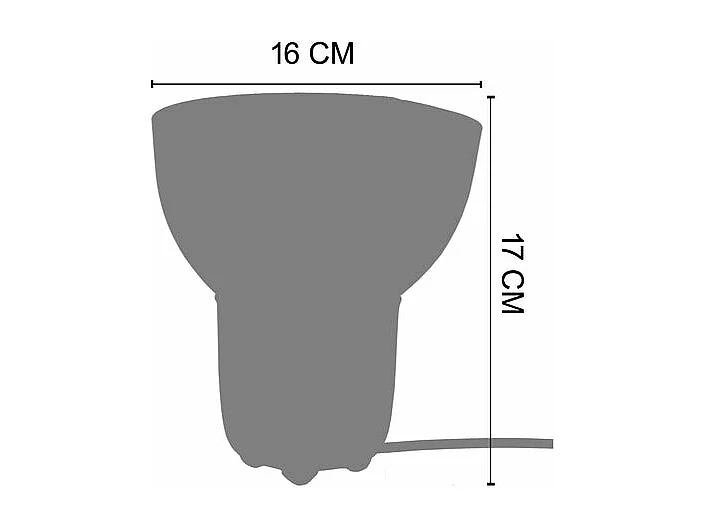 Pair de Lampes de chevet demi bol métal  noir,violet 17 cm.