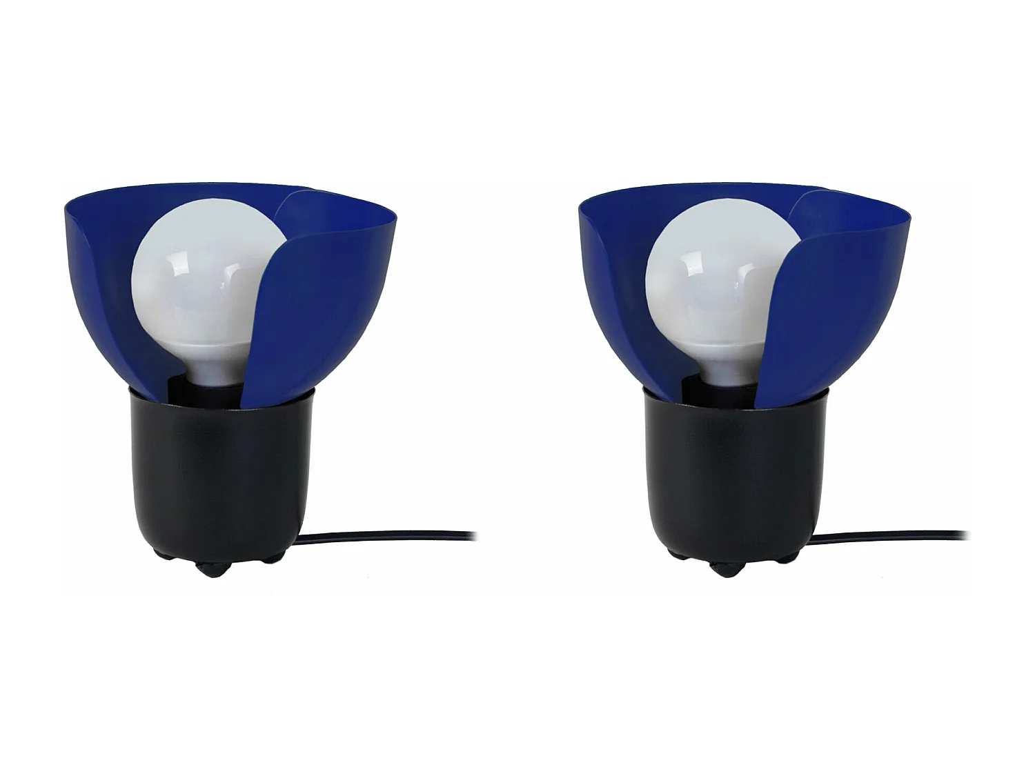 Abajur TOSEL BOULE BOIS LT2 tecido globo cinza D18 x  H30  cm