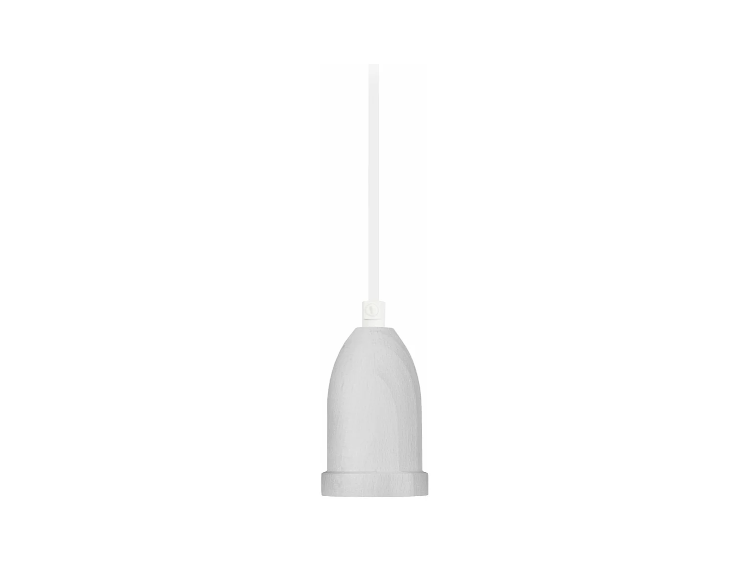 Monture petit cloche bois,  gris 80 cm.
