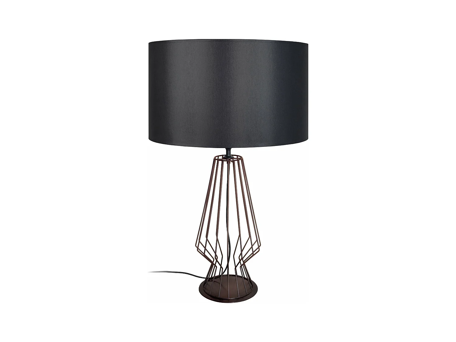 Lampe de salon filaire métal  bronze 64 cm.