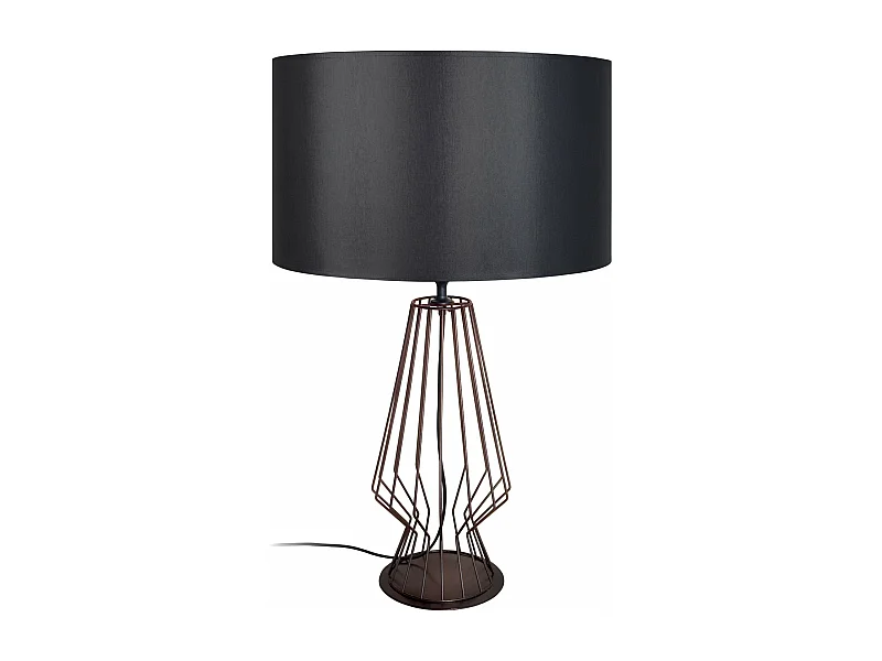 Lampe de salon filaire métal  bronze 64 cm.