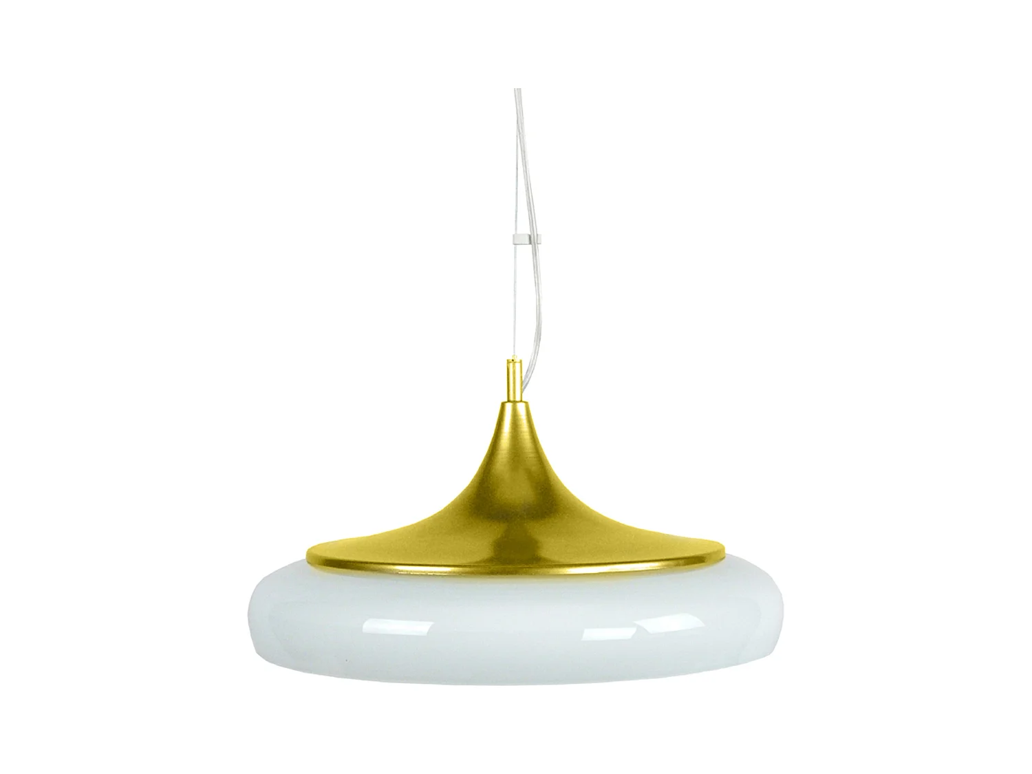 Suspension TOSEL ,métal,Doré ,H90xD41xP41cm