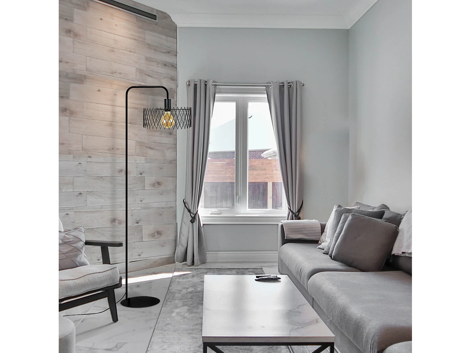 Lámpara para Escritorio TOSEL ,metal,Negro ,A157x D30xP42cm