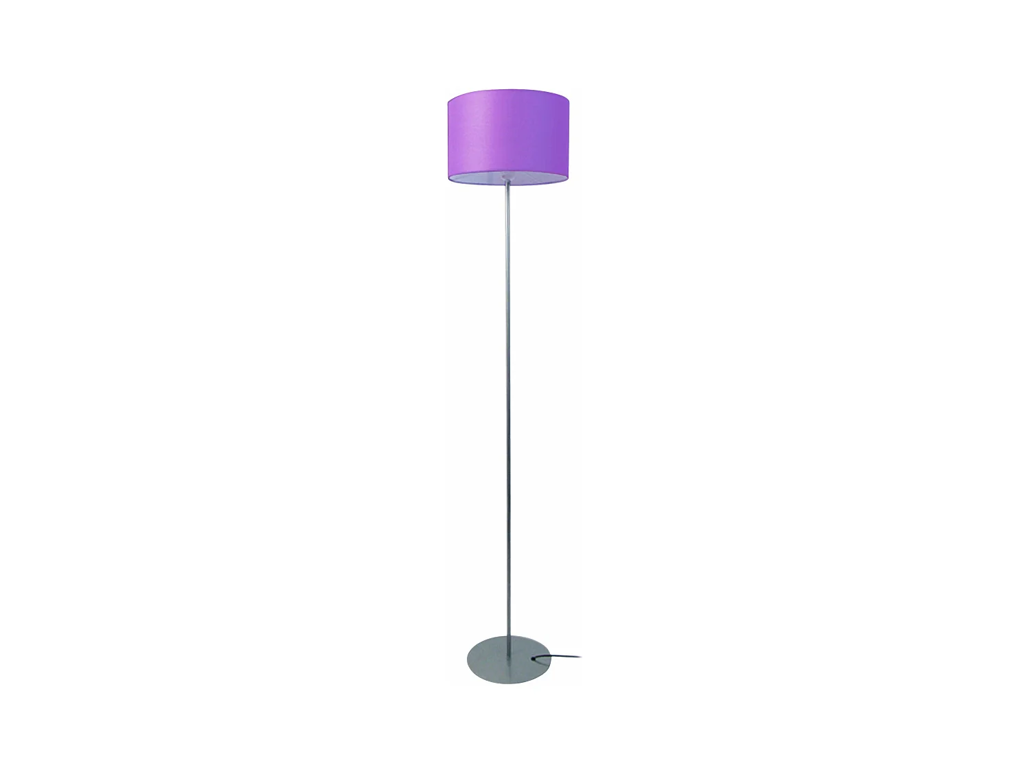 Lampadaire métal aluminium,violet 153 cm.