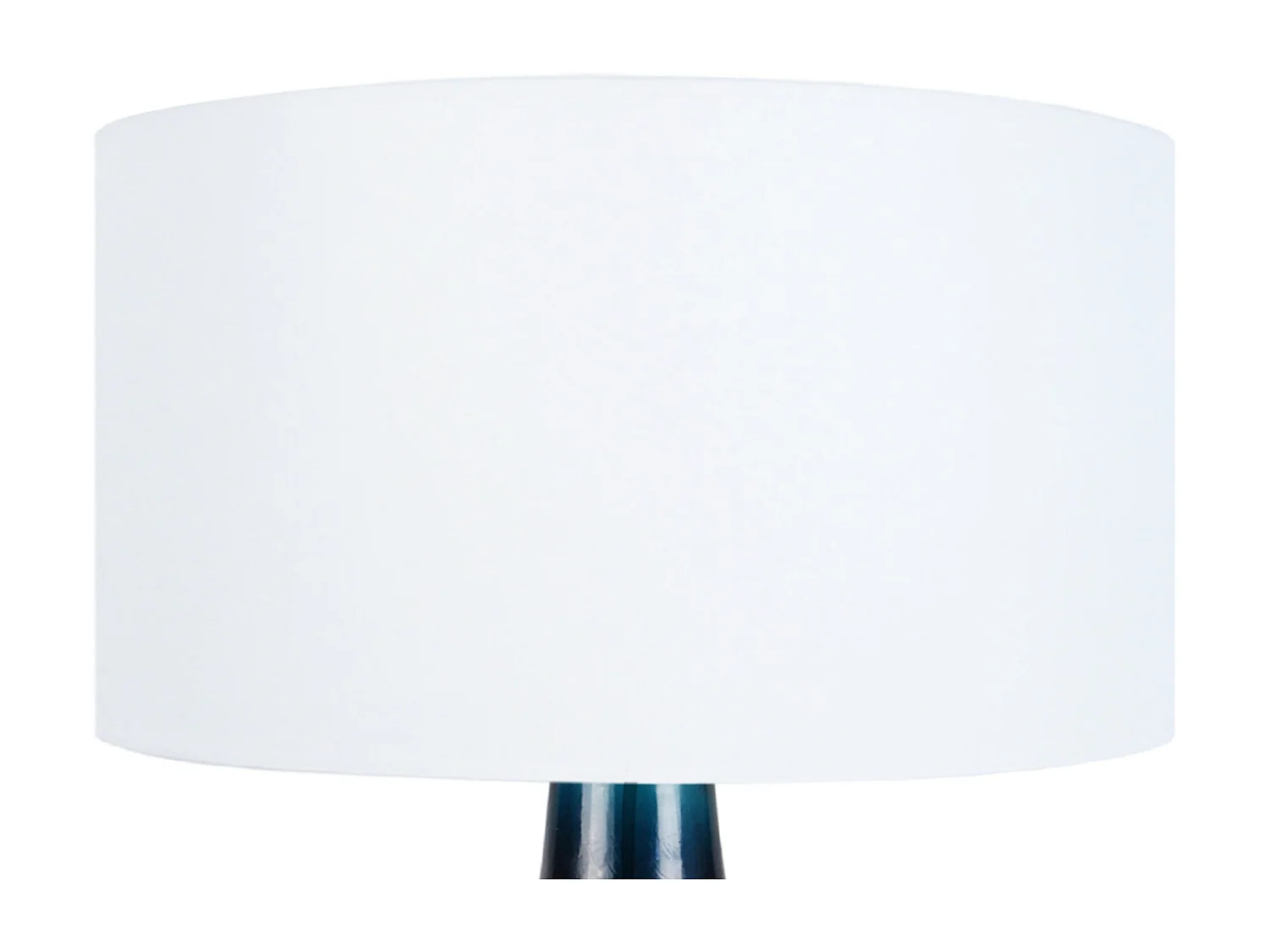 Lámpara de noche TOSEL ,vidrio,Azul ,A37xD30xP30cm