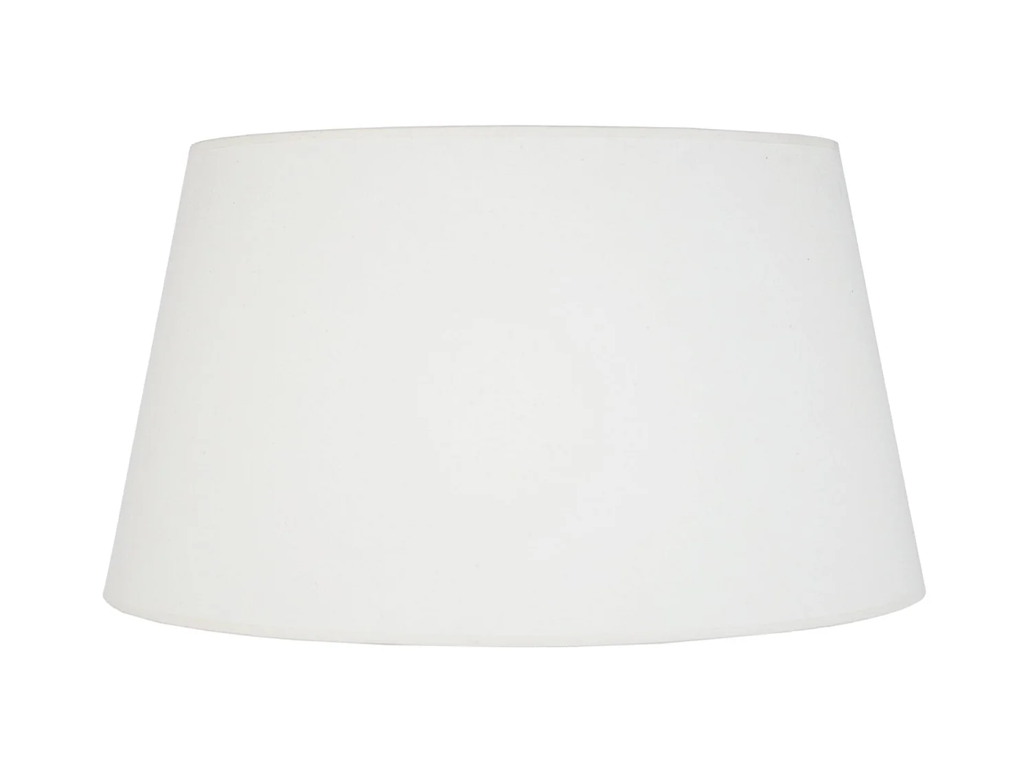 Abat-jour TOSEL ,tissu,Blanc  ,H 23xD35x P 40cm