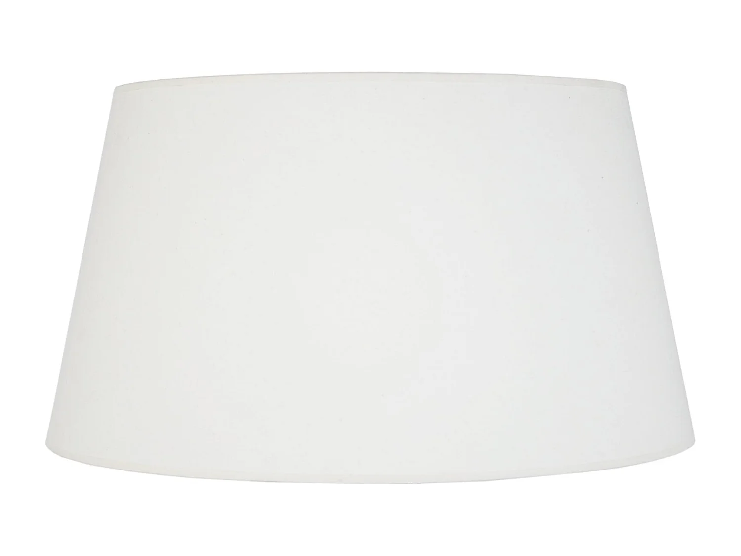 Abat-jour TOSEL ,tissu,Blanc  ,H 23xD35x P 40cm