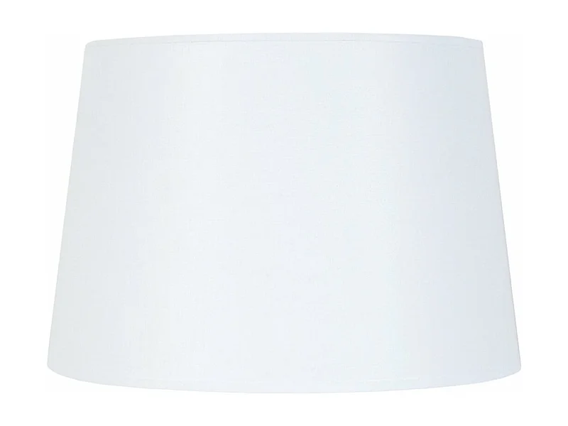 Abat-jour tissu  blanc 25 cm.