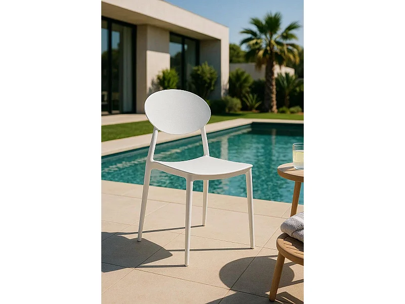 Sillas Comedor - Silla Bután - Blanco