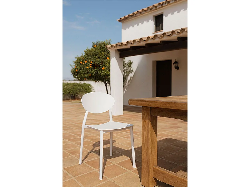 Sillas Comedor - Silla Bután - Blanco
