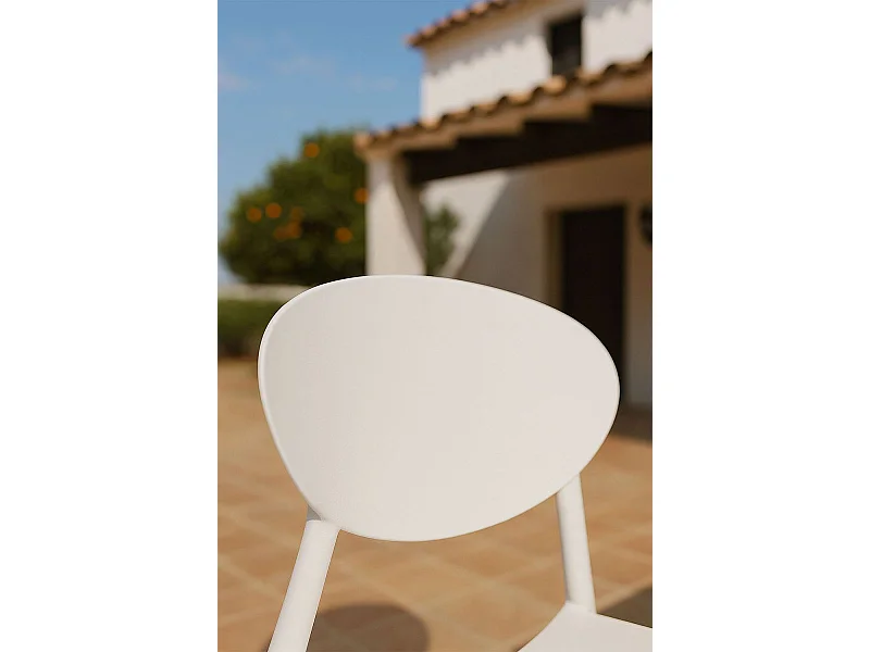 Sillas Comedor - Silla Bután - Blanco