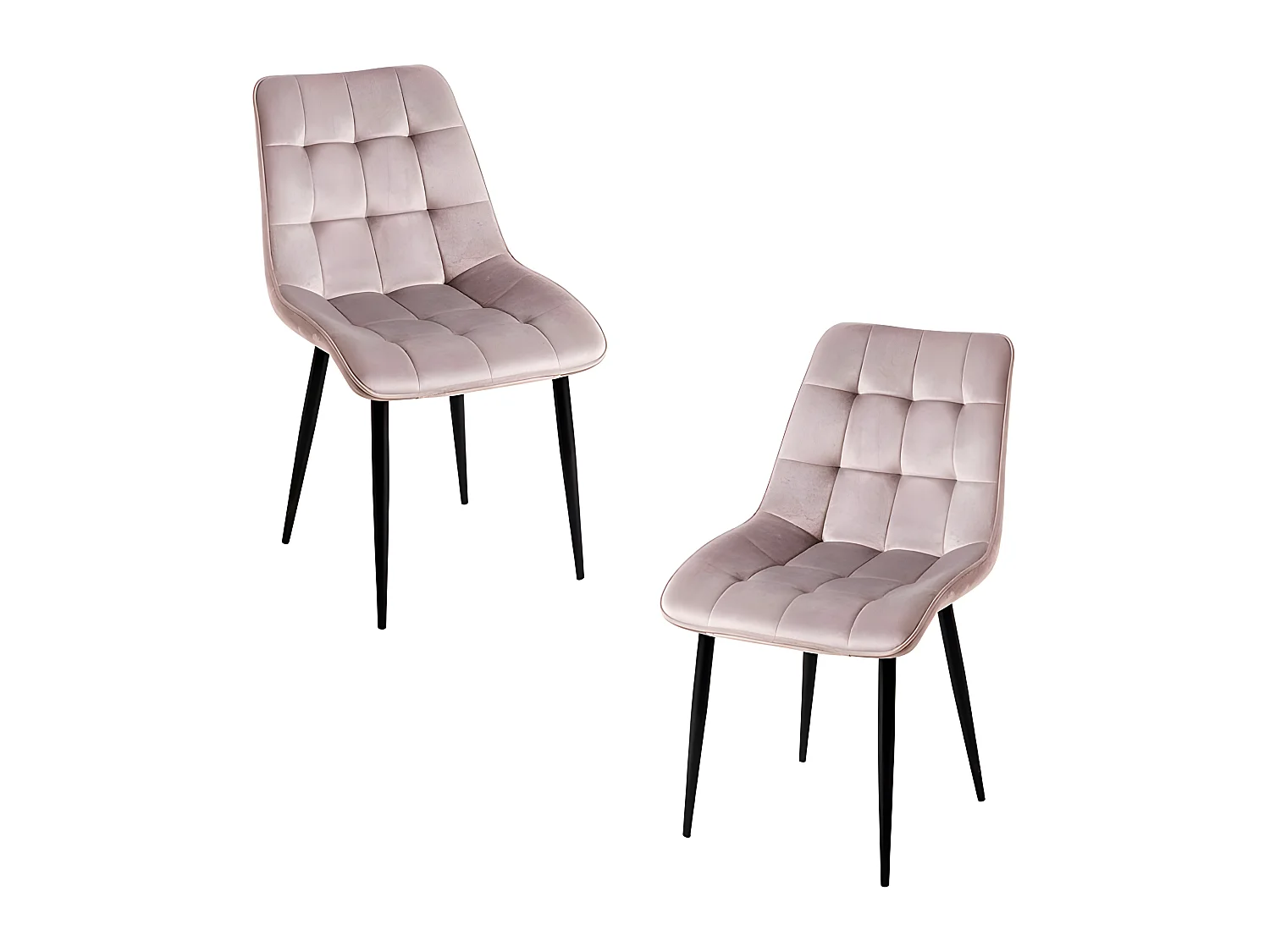 Packs Sillas Comedor - Pack 2 Sillas Cade Terciopelo - Gris