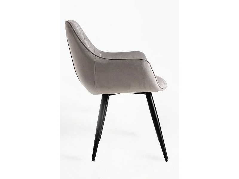 Packs Sillas Comedor - Pack 4 Sillas Kres Terciopelo - Gris