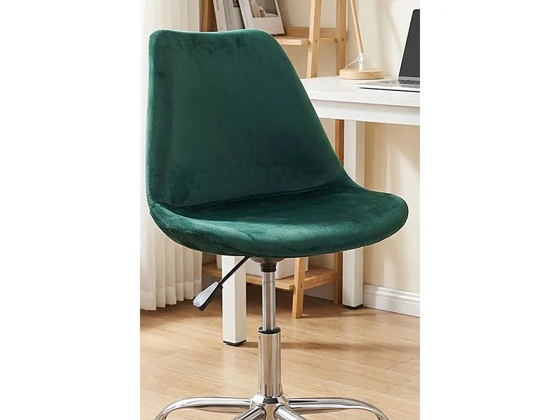 Silla de Escritorio sin brazos Neo Terciopelo - Diseño innovador - Ideal para Estudio y Oficinas