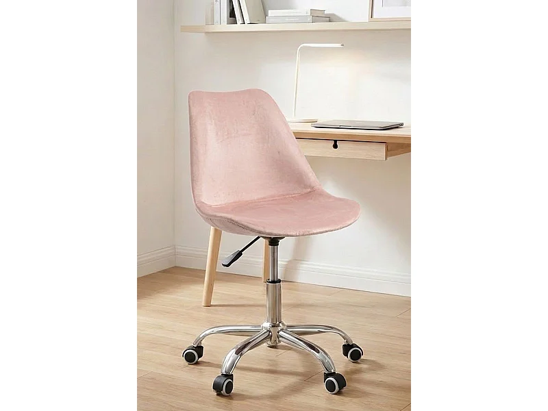 Silla de Escritorio sin brazos Neo Terciopelo - Diseño innovador - Ideal para Estudio y Oficinas