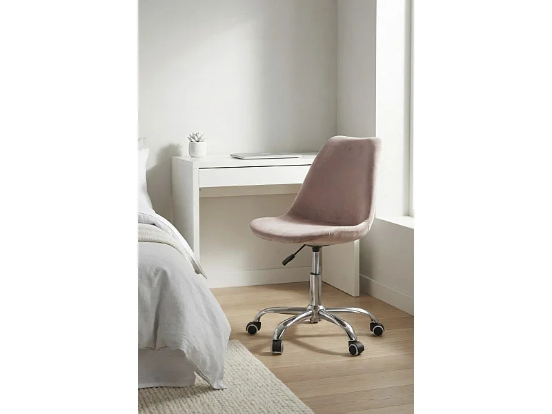 Silla de Escritorio sin brazos Neo Terciopelo - Diseño innovador - Ideal para Estudio y Oficinas