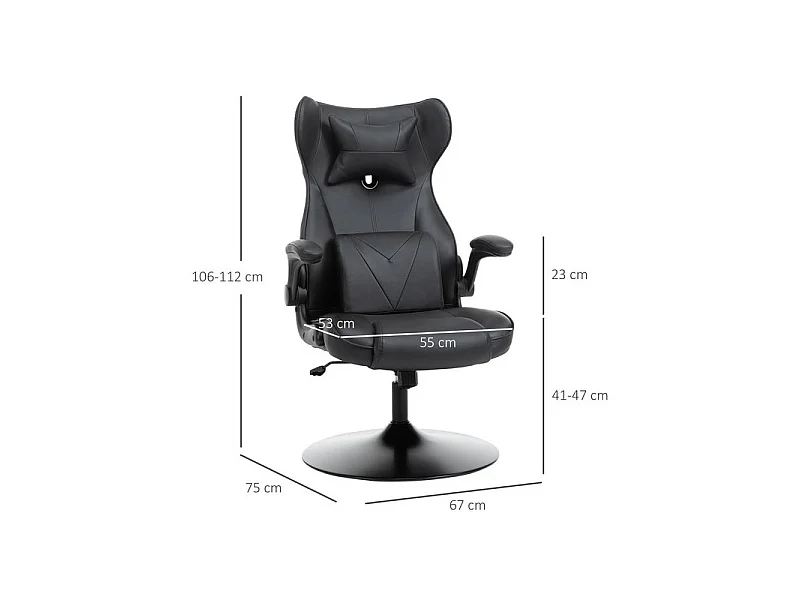 Fauteuil de gaming THRONE Noir