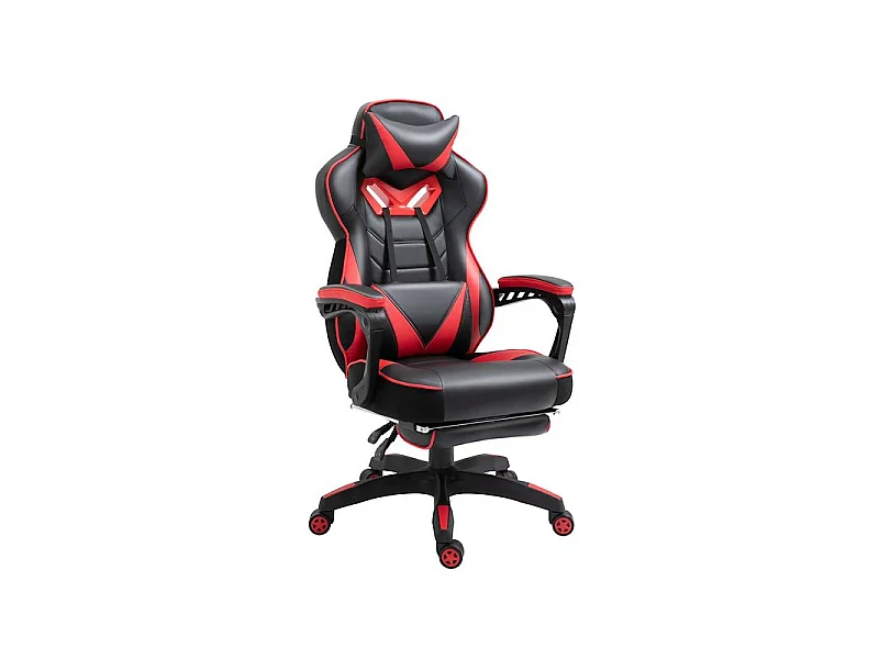 Fauteuil de bureau Gaming RACE rouge et noir
