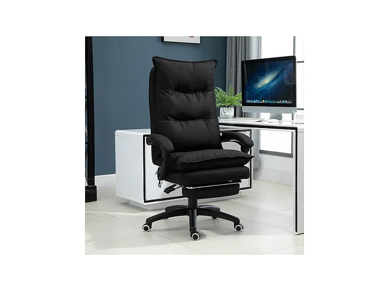 Fauteuil de bureau massant PRONTO Noir