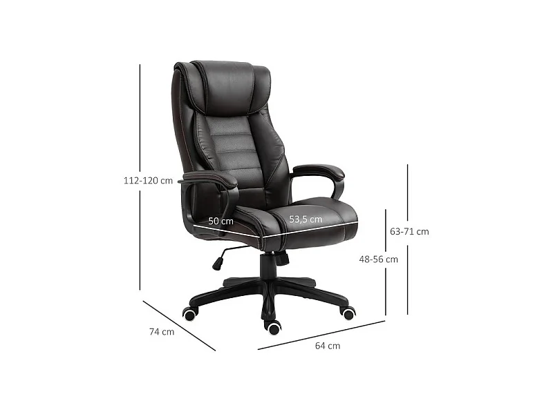 Fauteuil de bureau massant MASON Noir