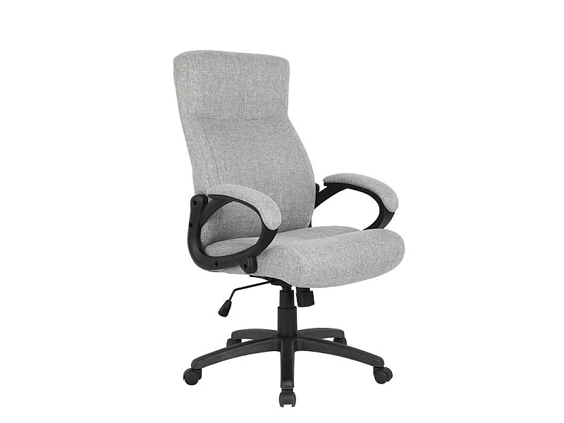 Chaise de bureau Paras Tissu Grise