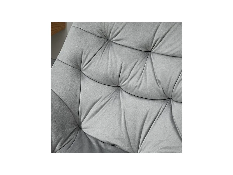 Chaise de bureau Chesterfield CHARLINE gris