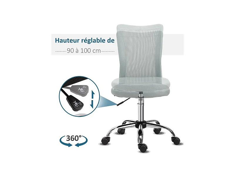 Chaise de bureau LAMB grise
