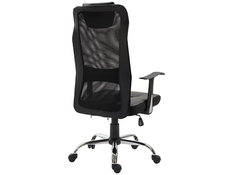 Fauteuil de bureau Tropico ergonomique similicuir Noir