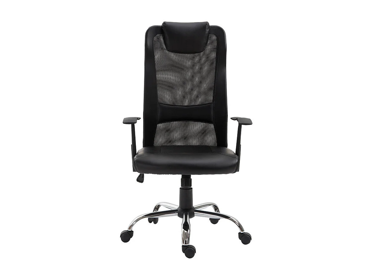 Fauteuil de bureau Tropico ergonomique similicuir Noir
