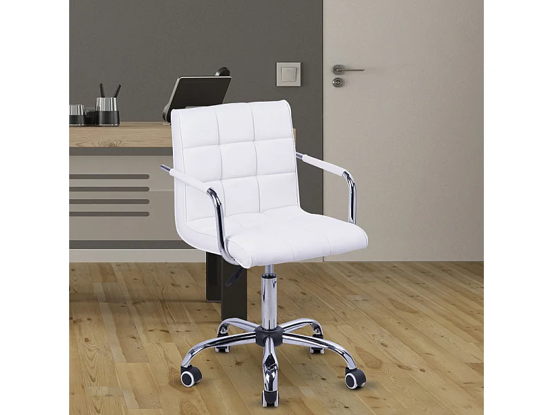 Chaise de bureau WHITE Blanc