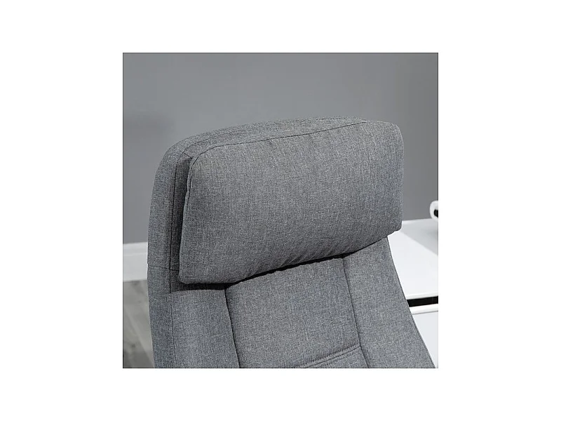 Fauteuil de bureau massant STEVE gris