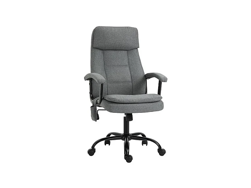 Fauteuil de bureau massant STEVE gris