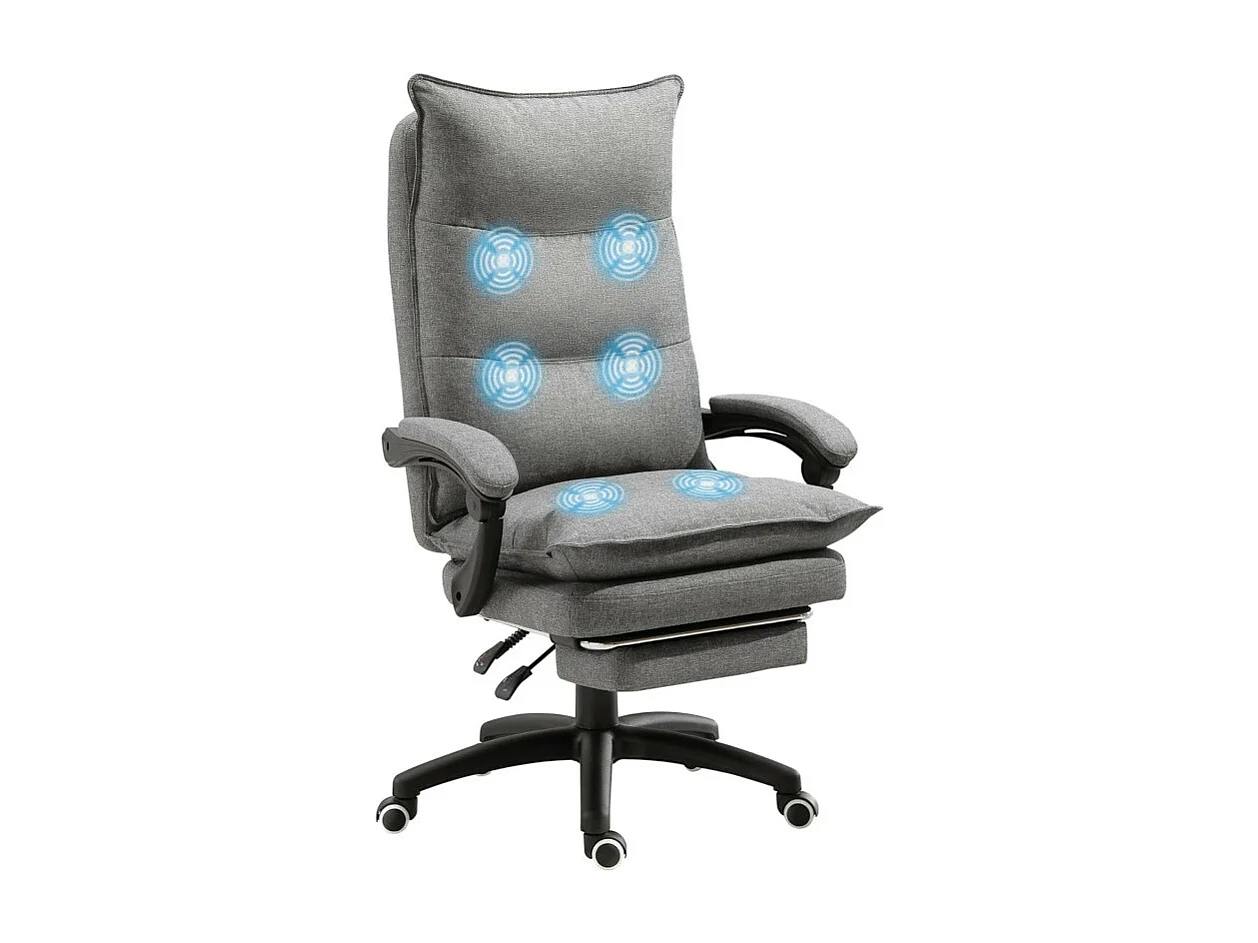 Fauteuil de bureau JONAS gris