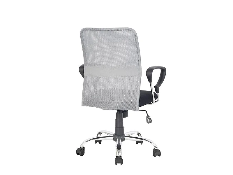 Chaise de bureau pivotante Santi Grise/Noire