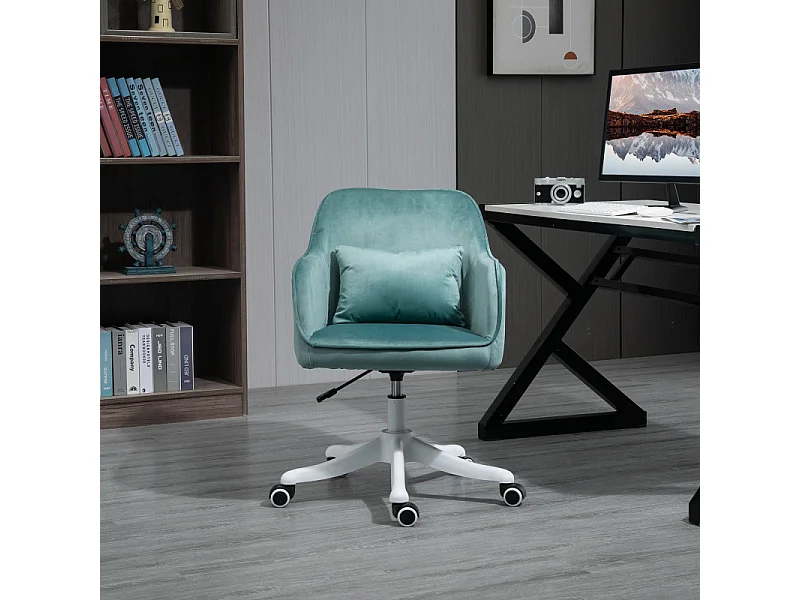 Chaise de bureau massante ILONA vert menthe