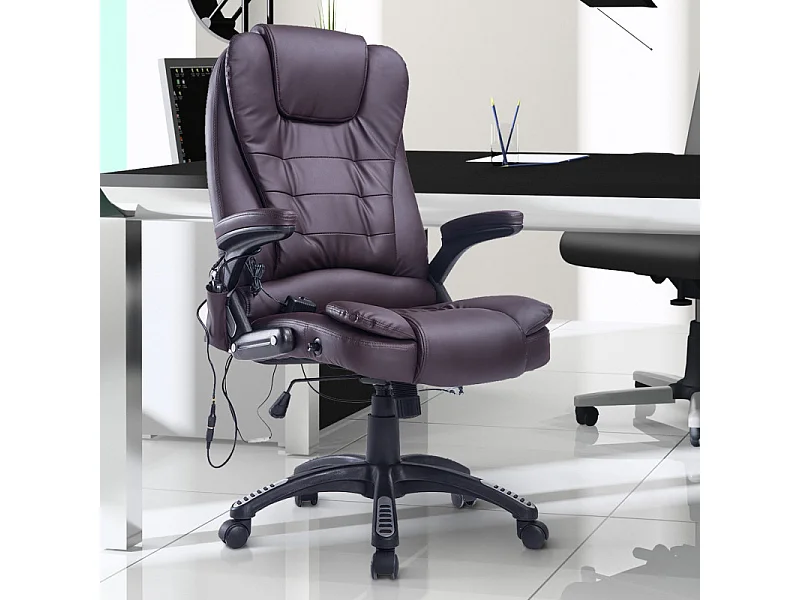 Fauteuil de bureau Massant Baly Marron